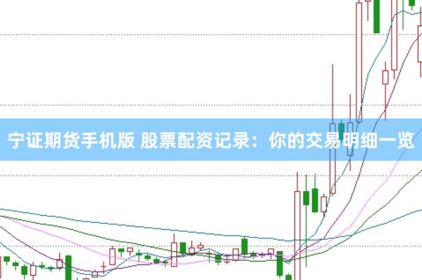 宁证期货手机版 股票配资记录：你的交易明细一览